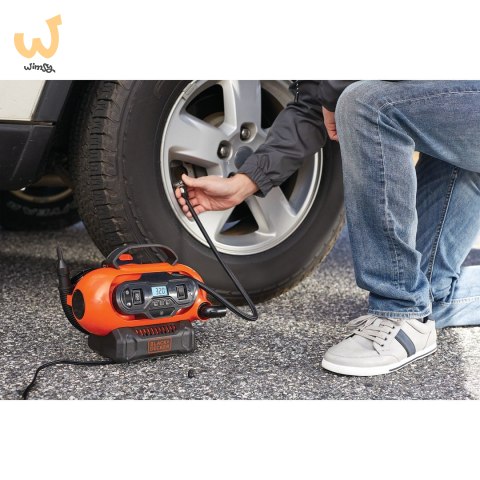 Kompresor Akumulatorowy BDCINF18N Black+Decker Kompresor Akumulatorowy BDCINF18N Black+Decker