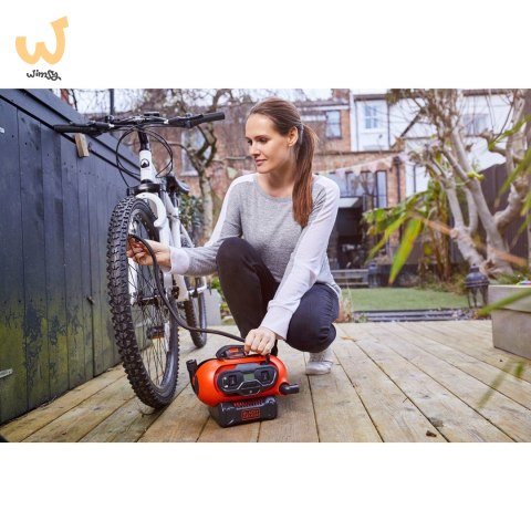 Kompresor Akumulatorowy BDCINF18N Black+Decker Kompresor Akumulatorowy BDCINF18N Black+Decker