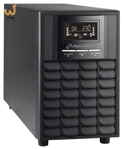 POWER WALKER UPS LINE-IN VI 1100 CW FR 1100VA, 3X 230V PL, USB, RS-232, LCD, EPO