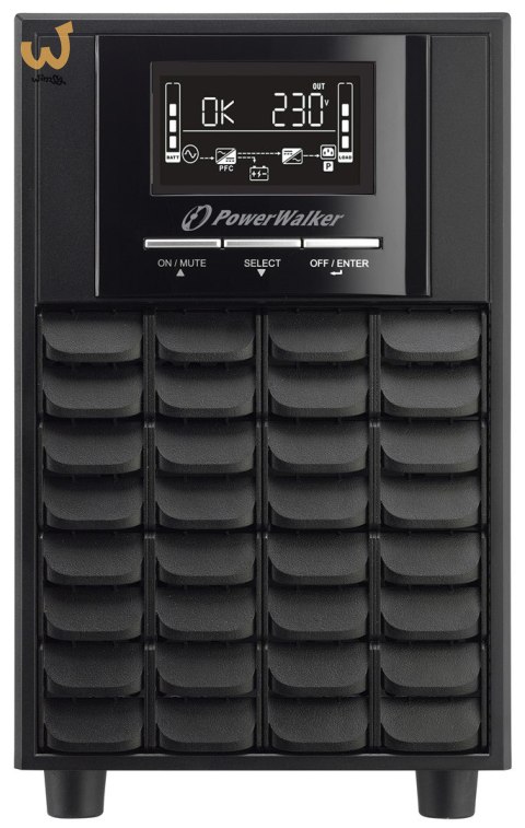 POWER WALKER UPS LINE-IN VI 1100 CW FR 1100VA, 3X 230V PL, USB, RS-232, LCD, EPO POWER WALKER UPS LINE-IN VI 1100 CW FR 1100VA, 3X 230V PL, USB, RS-232, LCD, EPO