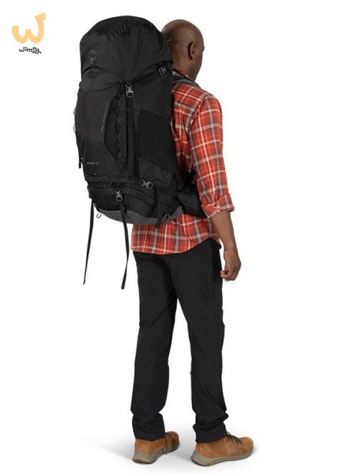 Plecak trekkingowy OSPREY Kestrel 68 czarny L/XL Plecak trekkingowy OSPREY Kestrel 68 czarny L/XL