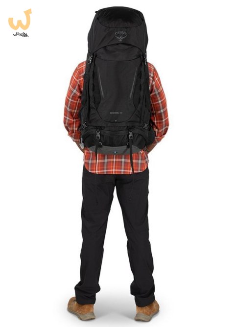 Plecak trekkingowy OSPREY Kestrel 68 czarny L/XL Plecak trekkingowy OSPREY Kestrel 68 czarny L/XL