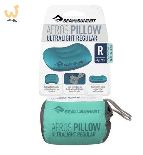 Poduszka SEA TO SUMMIT Aeros Ultralight Regular Sea Foam Poduszka SEA TO SUMMIT Aeros Ultralight Regular Sea Foam