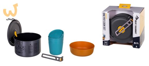 Zestaw garnków SEA TO SUMMIT Frontier UL 1P 3 Piece 2L Pot w/ M Bowl and Ins Mug Zestaw garnków SEA TO SUMMIT Frontier UL 1P 3 Piece 2L Pot w/ M Bowl and Ins Mug