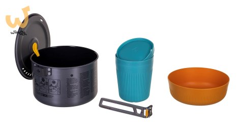 Zestaw garnków SEA TO SUMMIT Frontier UL 1P 3 Piece 2L Pot w/ M Bowl and Ins Mug Zestaw garnków SEA TO SUMMIT Frontier UL 1P 3 Piece 2L Pot w/ M Bowl and Ins Mug