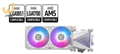 Chłodzenie wodne MSI MAG CORELIQUID I240 WHITE Chłodzenie wodne MSI MAG CORELIQUID I240 WHITE