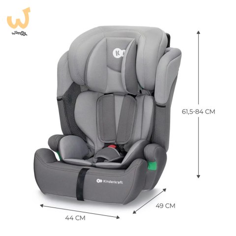 Kinderkraft fotelik COMFORT UP i-Size 9-36kg Szary Kinderkraft fotelik COMFORT UP i-Size 9-36kg Szary