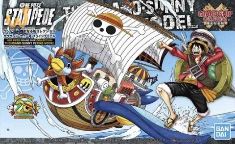 ONE PIECE STAMPEDE GRAND SHIP COLLECTION THOUSAND SUNNY FLYING MODEL ONE PIECE STAMPEDE GRAND SHIP COLLECTION THOUSAND SUNNY FLYING MODEL