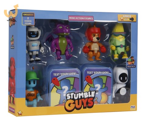 STUMBLE GUYS S2 MINI ACTION FIGURES - 8 PACK DELUXE BOX VER.B STUMBLE GUYS S2 MINI ACTION FIGURES - 8 PACK DELUXE BOX VER.B