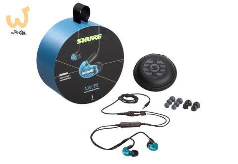 Shure SE215DYBL+UNI-EFS - Słuchawki douszne AONIC215 z pojedynczym przetwornikiem i kablem 3.5mm (niebieskie) Shure SE215DYBL+UNI-EFS - Słuchawki douszne AONIC215 z pojedynczym przetwornikiem i kablem 3.5mm (niebieskie)