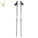 Kije Viking Uppsala Nordic Walking czarno/fioletowe