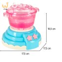 Klej żel kryształowy 3D crystal glue magiczna kuchnia szablony kreatywny zestaw 62 elementy niebieski