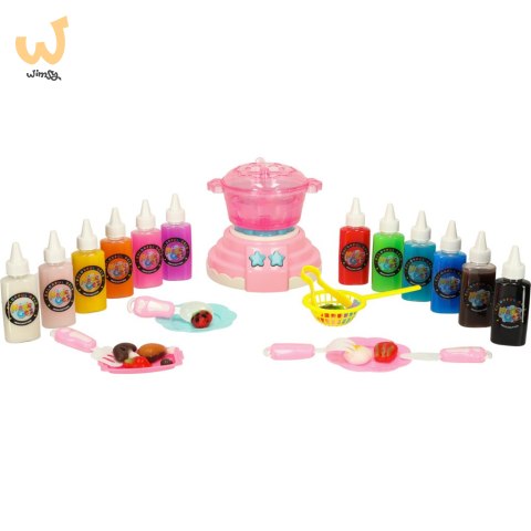 Klej żel kryształowy 3D crystal glue magiczna kuchnia szablony kreatywny zestaw 62 elementy różowy Klej żel kryształowy 3D crystal glue magiczna kuchnia szablony kreatywny zestaw 62 elementy różowy