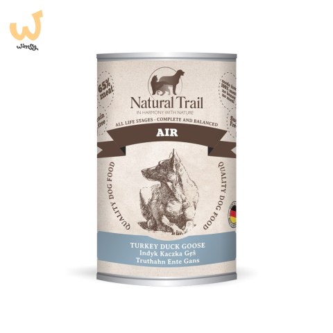 NATURAL TRAIL Indyk,kaczka,gęś karma dla psa 400g NATURAL TRAIL Indyk,kaczka,gęś karma dla psa 400g