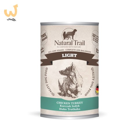 NATURAL TRAIL Light kurczak,indyk dla psa 400g NATURAL TRAIL Light kurczak,indyk dla psa 400g