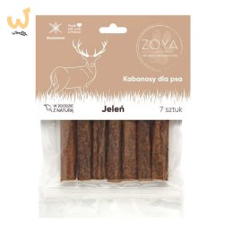 ZOYA Kabanosy z jelenia - Przysmak dla psów - 7szt
