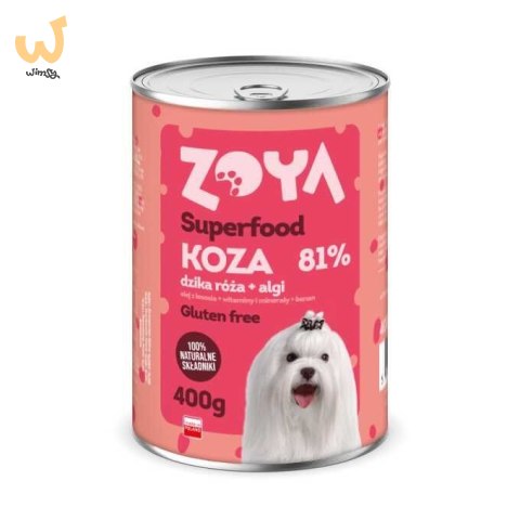 ZOYA Koza - Superfood - Karma mokra dla psów - 400g ZOYA Koza - Superfood - Karma mokra dla psów - 400g