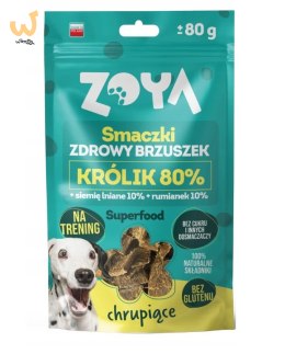 ZOYA Smaczki - Zdrowy brzuszek - Przysmak dla psów - 80g