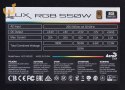 Zasilacz Aerocool LUX AEROPGSLUXRGB-550 (550 W; 120 mm)