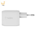 Ładowarka Belkin BoostCharge Pro Dual USB-C PD 3.0 PPS GaN Wall Charger 45W White