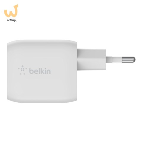 Ładowarka Belkin BoostCharge Pro Dual USB-C PD 3.0 PPS GaN Wall Charger 45W White Ładowarka Belkin BoostCharge Pro Dual USB-C PD 3.0 PPS GaN Wall Charger 45W White