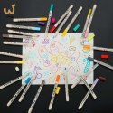 Markery akrylowe do tkanin kamieni pisaki flamastry mazaki wodoodporne DIY 48 szt.