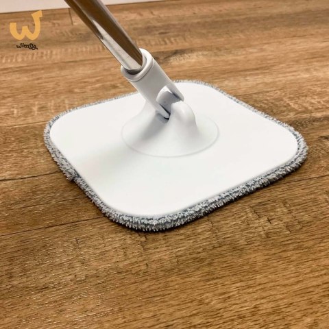 Mop obrotowy prostokątny płaski rotacyjny czysta brudna woda wyciskacz Mop obrotowy prostokątny płaski rotacyjny czysta brudna woda wyciskacz
