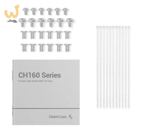 Obudowa DeepCool CH160 MESH WH Obudowa DeepCool CH160 MESH WH