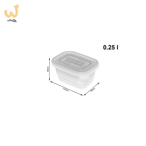 Rotho Freeze zestaw pojemników do mrożenia 6 x 0,25l Rotho Freeze zestaw pojemników do mrożenia 6 x 0,25l