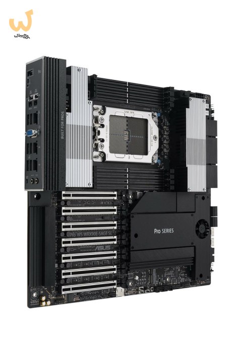 Płyta główna Asus Pro WS WRX90E-SAGE SE 1x sTR5 AMD ryzen Threadripper PRO 7000 SoC (8x DIMM, 4x SATA, 2x SlimSAS, 4xM.2, 2x10Gb Płyta główna Asus Pro WS WRX90E-SAGE SE 1x sTR5 AMD ryzen Threadripper PRO 7000 SoC (8x DIMM, 4x SATA, 2x SlimSAS, 4xM.2, 2x10Gb