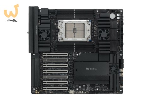 Płyta główna Asus Pro WS WRX90E-SAGE SE 1x sTR5 AMD ryzen Threadripper PRO 7000 SoC (8x DIMM, 4x SATA, 2x SlimSAS, 4xM.2, 2x10Gb Płyta główna Asus Pro WS WRX90E-SAGE SE 1x sTR5 AMD ryzen Threadripper PRO 7000 SoC (8x DIMM, 4x SATA, 2x SlimSAS, 4xM.2, 2x10Gb