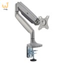 MACLEAN UCHWYT DO MONITORA PODWÓJNE RAMIĘ, ZE SPRĘŻYNĄ GAZOWĄ, 17"-45", 16 KG MC-969
