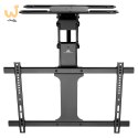 MACLEAN UCHWYT DO TV ELEKTRYCZNY SUFITOWY, OBSŁUGA TUYA, MAX VESA 600X400, OBRÓT 90ST. PILOT, 32"-75", 35KG MC-490