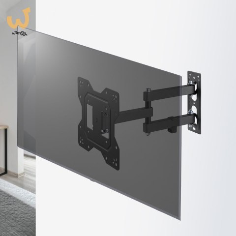 MACLEAN UCHWYT DO TV LUB MONITORA, UNIWERSALNY, MAX VESA 200X200, 23-43", 30KG, CZARNY MC-700N MACLEAN UCHWYT DO TV LUB MONITORA, UNIWERSALNY, MAX VESA 200X200, 23-43", 30KG, CZARNY MC-700N