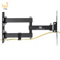MACLEAN UCHWYT DO TV LUB MONITORA, UNIWERSALNY, MAX VESA 200X200, 23-43", 30KG, CZARNY MC-700N