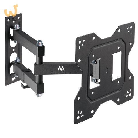 MACLEAN UCHWYT DO TV LUB MONITORA, UNIWERSALNY, MAX VESA 200X200, 23-43", 30KG, CZARNY MC-700N MACLEAN UCHWYT DO TV LUB MONITORA, UNIWERSALNY, MAX VESA 200X200, 23-43", 30KG, CZARNY MC-700N