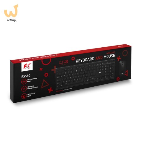NANORS KLAWIATURA + MYSZ BEZPRZEWODOWA COMBO RS580 NANORS KLAWIATURA + MYSZ BEZPRZEWODOWA COMBO RS580