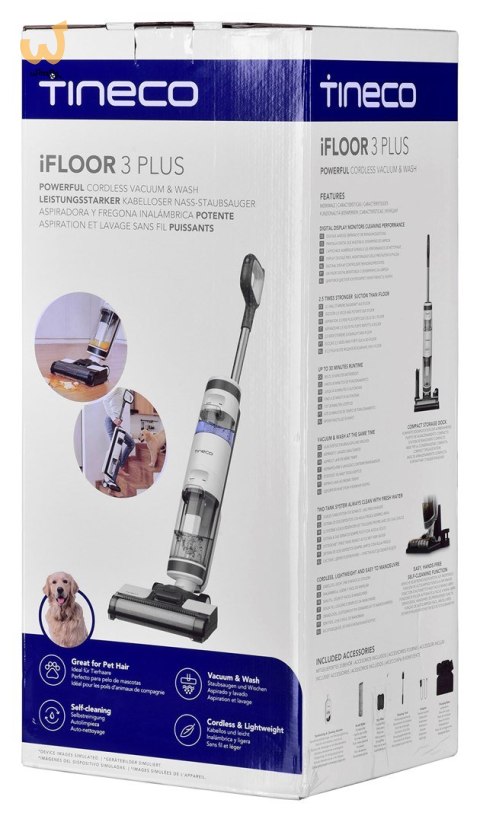 Tineco IFLOOR 3 Plus Odkurzacz Biały 2w1 FW030600DE (WYPRZEDAŻ) Tineco IFLOOR 3 Plus Odkurzacz Biały 2w1 FW030600DE (WYPRZEDAŻ)