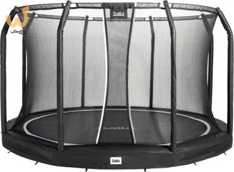 Trampolina Premium Ground Combo 366cm Czarna Trampolina Premium Ground Combo 366cm Czarna
