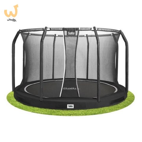 Trampolina Premium Ground Combo 366cm Czarna Trampolina Premium Ground Combo 366cm Czarna