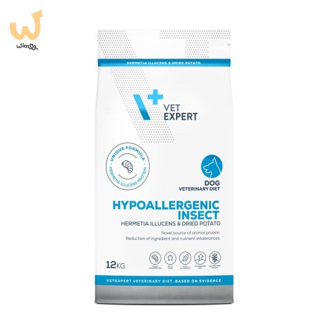 VetExpert Veterinary Diet Hypoallergenic Insect dog 12kg (WYPRZEDAŻ) VetExpert Veterinary Diet Hypoallergenic Insect dog 12kg (WYPRZEDAŻ)
