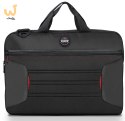 Zestaw torba + mysz PORT DESIGNS Premium Pack 501873 (Top Load; wireless; 1000 DPI; USB-C/USB-A; kolor czarny)