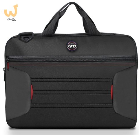 Zestaw torba + mysz PORT DESIGNS Premium Pack 501873 (Top Load; wireless; 1000 DPI; USB-C/USB-A; kolor czarny) Zestaw torba + mysz PORT DESIGNS Premium Pack 501873 (Top Load; wireless; 1000 DPI; USB-C/USB-A; kolor czarny)