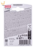 BATERIA ENERGIZER SPECJALISTYCZNA CR2032, 4 sztuki, 3V, ECO