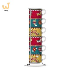 Bialetti zestaw 6 filiżanek na stojaku Winter Wonderland (WYPRZEDAŻ)