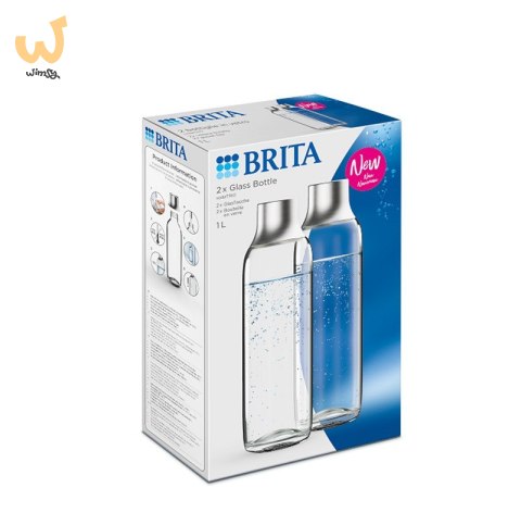 Butelka Brita sodaTRIO (2 szt., szklane) Butelka Brita sodaTRIO (2 szt., szklane)