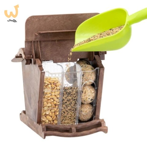 FERPLAST JOK 1 WILD BIRD FEEDER - karmnik brązowy FERPLAST JOK 1 WILD BIRD FEEDER - karmnik brązowy