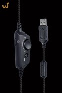 GEMBIRD GAMINGOWY ZESTAW SŁUCHAWKOWY 7.1 NA USB Z PODŚWIETLENIEM RGB
