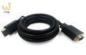 Kabel GEMBIRD CCP-DPM-VGAM-6 (D-Sub (VGA) M - DisplayPort M; 1,8m; kolor czarny)