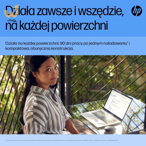Mysz HP 710 Rechargeable Silent Mouse Black bezprzewodowa z akumulatorem czarna 6E6F2AA Mysz HP 710 Rechargeable Silent Mouse Black bezprzewodowa z akumulatorem czarna 6E6F2AA